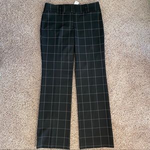 NWT LOFT Ann Taylor 4 black/grey Marisa Trouser